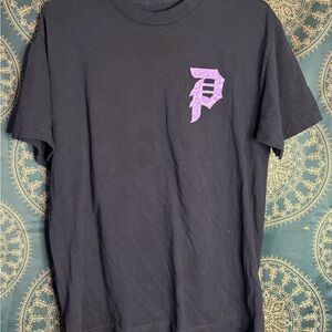 Primitive Naruto‎ Shippuden Black and Purple Short Sleeve Tee